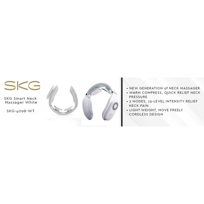 SKG Neck Massager - White