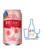 「Limited Edition」Asahi Style Balance Plus Skin Care Peach Sparkling 350ml