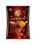 Koikeya Niche Rich Truffle & Japanese Black Beef Fragrant Flambée Potato Chips 70g