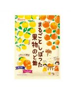 Kanro Whole Squeezed Fruit Throat Candy Pomelo & Orange Flavor 80g