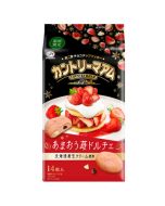 Fujiya Country Ma'am (Amaou Strawberry Dolce) Chocolate Cookies 14 pcs