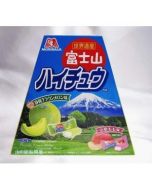 Fujisan Hi-Chew (Yamanashi peach flavor, Shizuoka crown melon flavor) 94g