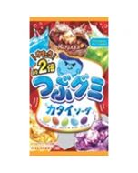 Kasugai TSUBUGUMI mixed soda flavor chewy hard gummies (5 soda flavors) 70g