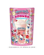 [Hello Kitty·50th Anniversary]Heart x Sanrio Cartoon Cup Dessert Drink Food and Play Set (Strawberry Soda Flavor) 18g