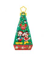 [Christmas Limited]Heart x Disney Characters Christmas tree-shaped assorted candies and snacks gift box (height 31cm/3 kinds of snacks/4 packs in total) 169g