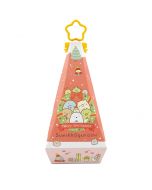 [Christmas Limited] Heart x Corner Creatures Christmas tree-shaped assorted candies and snacks gift box (height 31cm/3 kinds of snacks/4 packs in total) 169g