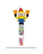 [Christmas Limited Food Toy]Heart x Minion Christmas Bell Handheld Bell Candy Stick 4g