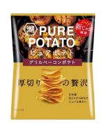 KOIKEYA PURE POTATO Chewy thick-cut pure potato chips (roasted bacon and potato flavor) 52g