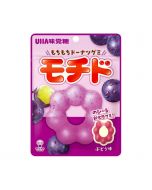 UHA MOCHIDO chewy donut-shaped gummy candy (grape flavor) 40g