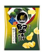 [Seasonal Limited] Calbee Crispy Potato Chips (Kyushu Yuzu Green Chili Flavor) 60g