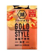 [No salt used·Part 2] KOIKEYA PRIDE POTATO GOLD STYLE crispy salt-free potato chips (shrimp flavor) 55g