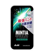 Asahi MINTIA BREEZE ULTRA BLACK Strong Mint Candy (the strongest mint cooling sensation) 30 pieces