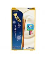 [Winter Limited] LOTTE Toppo Kiri Cream Cheese Flavor White Chocolate Filled Cookie Sticks 72g/36g*2 bags