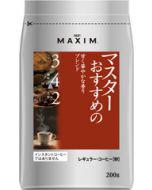 AGF MAXIM Coffee Master Recommends Sweet and Gorgeous Mixed Flavor Instant Black Coffee Powder 200g