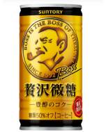  SUNTORY BOSS Carefully Selected Premium Beans Rich Luxurious Latte (Light Sugar) 185g