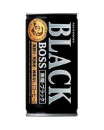 SUNTORY BOSS BLACK rich sugar-free black coffee 185g