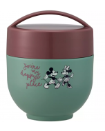 Skater x Disney Mickey & Friends Antibacterial Insulated Vacuum Double-Wall Bowl Lunch Jar LDNC6AG (portable) 540ml