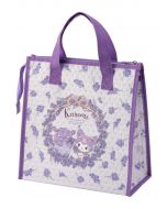 Skater x Sanrio non-woven fresh and cold lunch bag FBC1 (garland design/purple) 1 piece