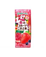 [Winter Limited] Kagome Winter Fruit 100% Mixed Juice (9 kinds of fruits including pomegranate, strawberry, etc./contains a lot of vitamins/no sugar is used) 200ml