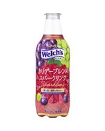 Asahi Welch's Holiday Blend Sparkling Two Grape Juice Carbonated Drinks (Concord Grape and Muscat of Alexandria) 450ml