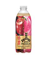 Asahi MITSUYA TOKUNOU PREMIUM Extra thick apple and peach mixed juice slightly carbonated drink (contains vitamin C) 500ml