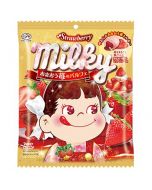 FUJIYA Milky Strawberry Parfait Flavor Sandwich Milk Candy 67g