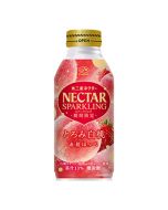  [Limited time limit] FUJIYA NECTAR SPARKLING Rich White Peach and Red Cheek Strawberry Mixed Juice Slightly Carbonated Drink 380ml