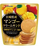 Nanao Nanao Confectionery Mango Cream Sandwich Crackers from Miyazaki Prefecture 6 pieces/66g