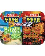  Maruka Foods Peyoung HALF & HALF Super Double Fried Noodles (Okinawa Soba and Taiwanese Dry Noodles Flavor) 236g