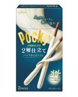  Glico Pocky double vanilla white chocolate coated cocoa biscuit sticks 2 bags