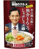 [Lonely Gourmet·Limited Time] Daisho Inokashira Goro's seafood pork bone shabu-shabu hot pot soup base (concentrated type/serves 3-4 people) 700g