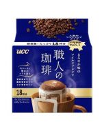 UCC ear-hanging drip filter coffee powder (blue bag/round and soft) 126g/7g*18 cups