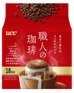 UCC ear-hanging drip filter coffee powder (red bag/mellow mocha) 126g/7g*18 cups