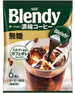 「2023 New Version」AGF Blendy Portion Concentrated Coffee Sugar-free 18g x 6pcs