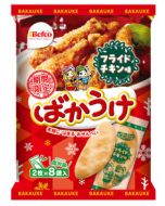 「Limite​​d Edition」​​Befco Bakauke Rice Cake Fried Chicken Flavor 2 pieces x 8 bags