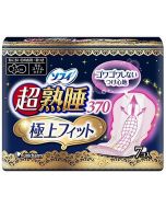 Unicharm Sofy Sanitary Pad 'Cho Jyukusui' 370 for Heavy Night w/Wings 37cm (7pcs)