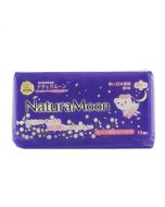 NaturaMoon Sanitary Napkin (For Nighttime) 100% Cotton Top Sheet with Wings 29cm 10 pieces