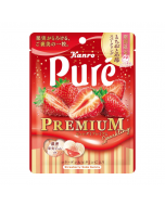 「Limite​​d Edition」​​Kanro Puré Gummy Premium Tochiotome Strawberry Sparkling Flavor 54g