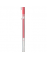 MUJI Gel Ink Cap Type Ballpoint Pen 0.7mm Red 1pc