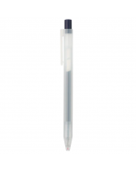 MUJI Smooth Gel Ink Knock Type Ballpoint Pen 0.5mm Blue Black 1pc