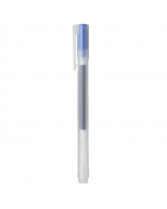 MUJI Gel Ink Cap Type Ballpoint Pen 0.5mm Blue 1pc