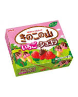 Meiji Kinoko no Yama Chocolate Snack Strawberry & Chocolate Flavor 64g