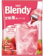 AGF Blendy Potion Sweet Ripe Strawberry Meal Base 6 pieces