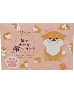 Wakaoseika Cute Shiba Inu Cookies 3 Shiba Inu Shaped Sables & 5 Crunches