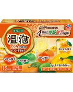 Earth ONPO Carbonic Acid Bath Yuzu Citrus (4 Types x 3 Tablets)