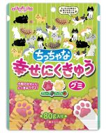 Senjakuame Tiny Happiness Cat's Paws Gummy Grape & Apple Flavor 80g