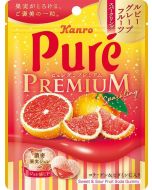 Kanro Puré Premium Gummy Ruby Grapefruit Sparkling 54g