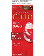 HOYU CIELO 白发适用 按压式植物染发膏 40g+40g（3/明亮浅棕色）