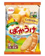 「Limite​​d Edition」​​Befco Bakauke Rice Cracker Potato Butter Flavor 2 sheets x 8 bags