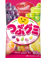 Kasugai Tsubu Gummy Fruit Flavor 80g